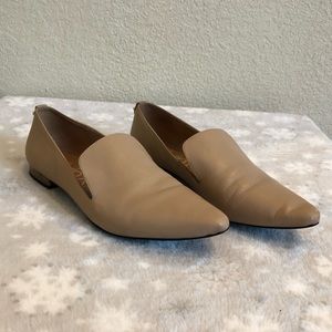 Size 8 beige Calvin Klein loafers